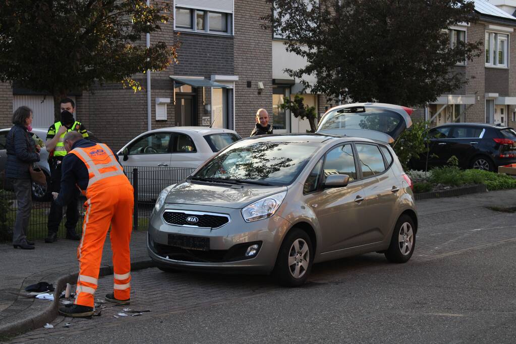 Scooterrijder vlucht na ongeval