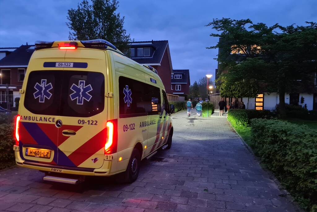 Traumahelikopter landt voor zwangere vrouw