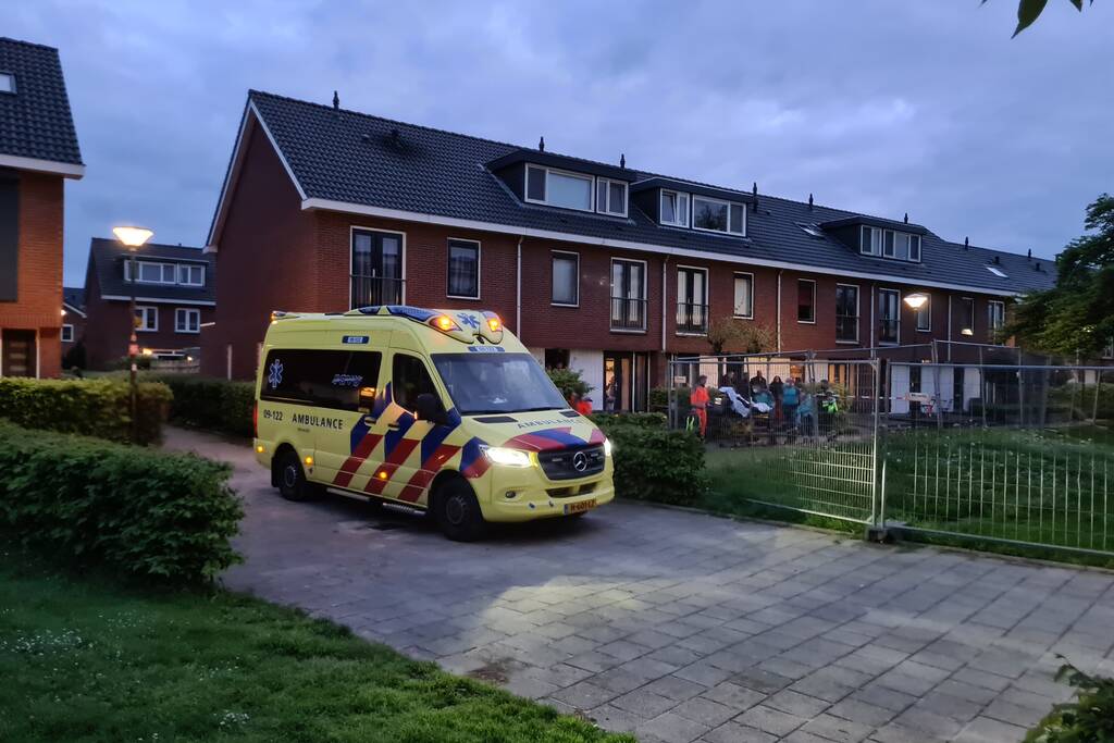 Traumahelikopter landt voor zwangere vrouw
