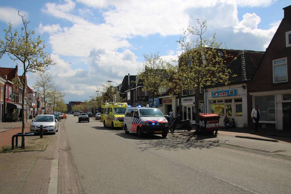 Gewonden bij aanrijding op fietspad