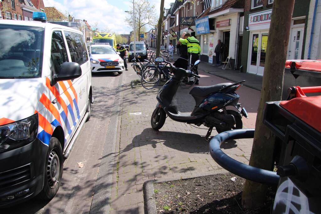 Gewonden bij aanrijding op fietspad