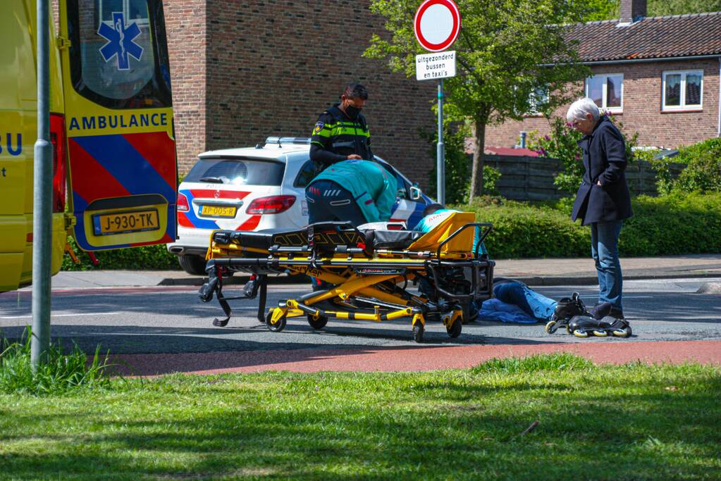 Skater raakt gewond bij eenzijdig ongeval