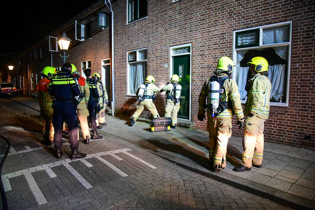 Persoon gewond door explosie in woning