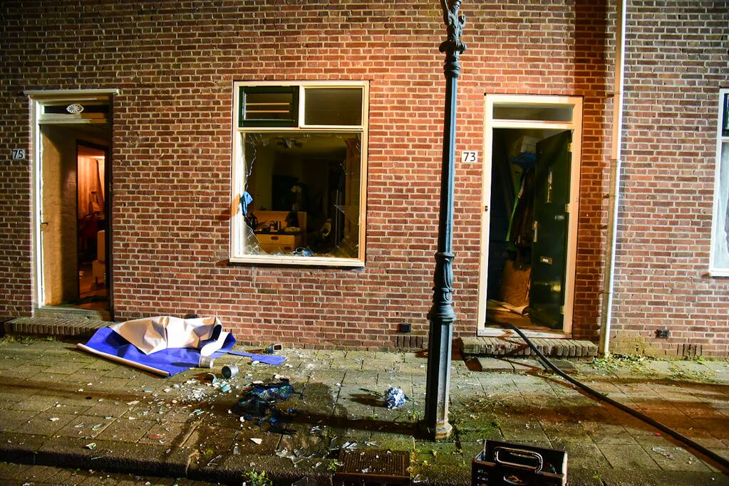 Persoon gewond door explosie in woning