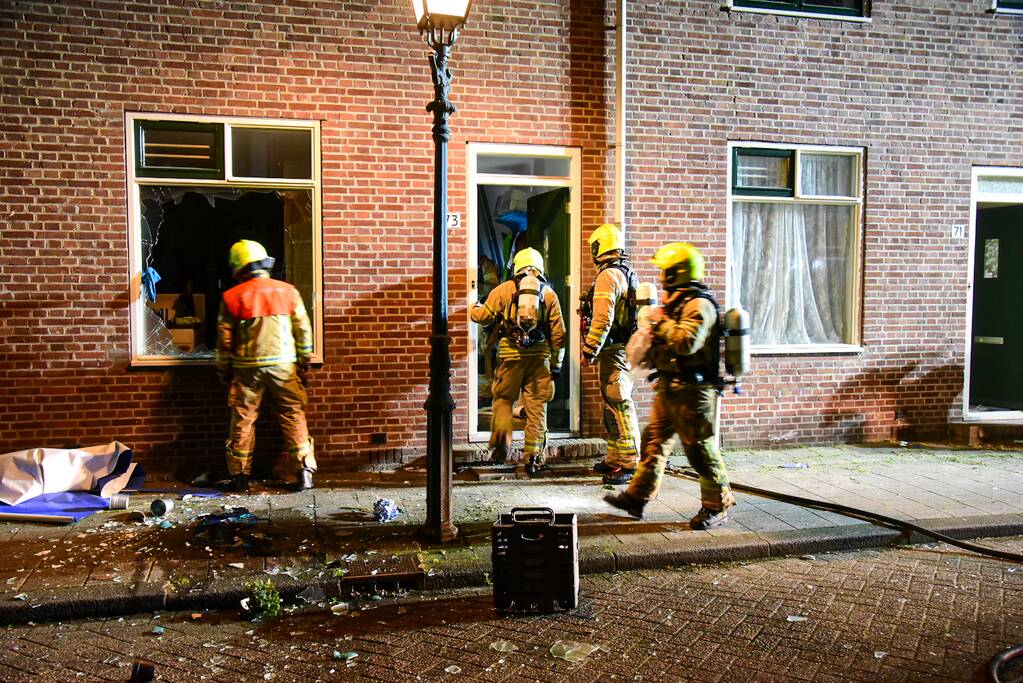 Persoon gewond door explosie in woning