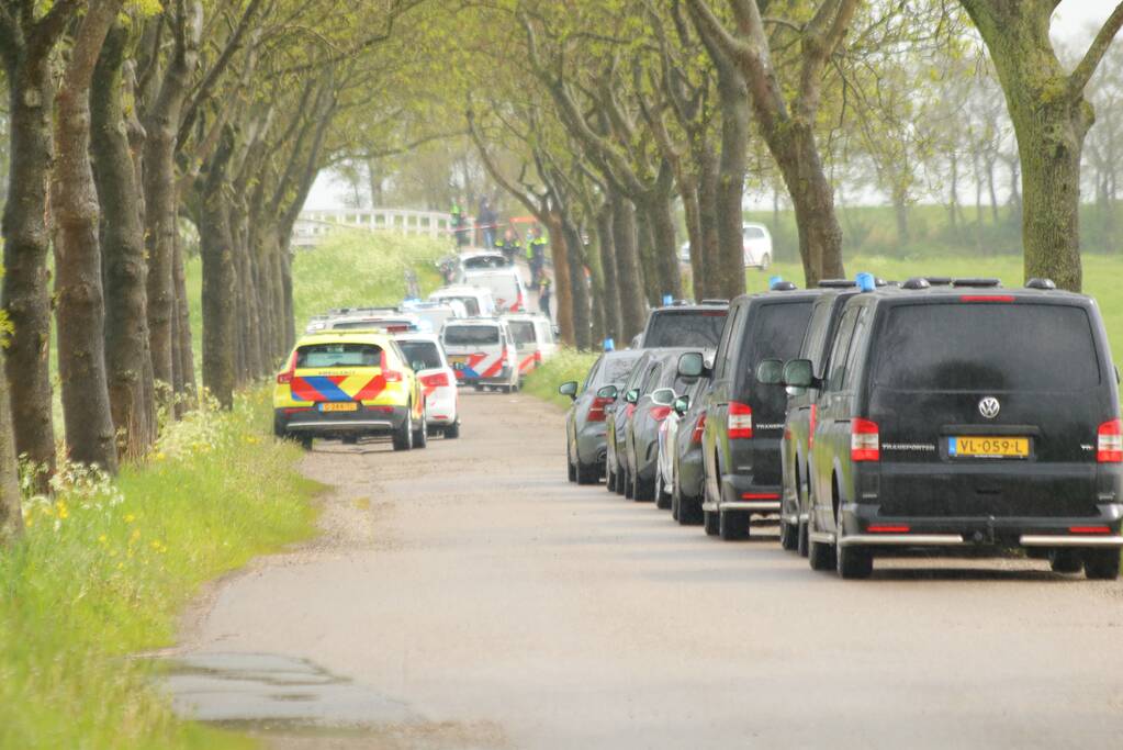 Politie-achtervolging na schietpartij