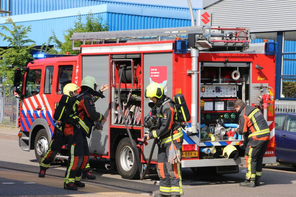 Brand in spouwmuur bij dakwerkzaamheden Toolstation