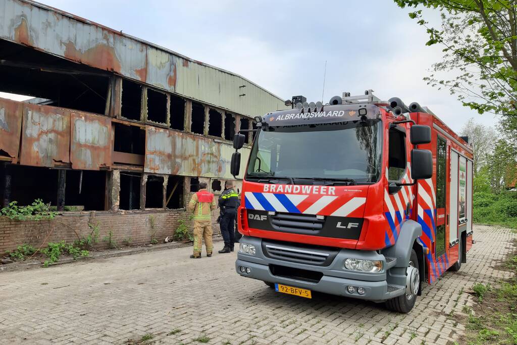 Brandstichting in leegstaande loods