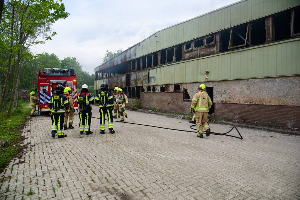 Brandstichting in leegstaande loods