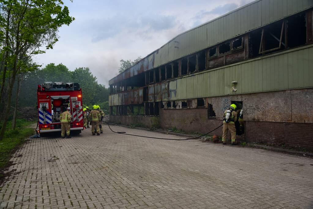 Brandstichting in leegstaande loods