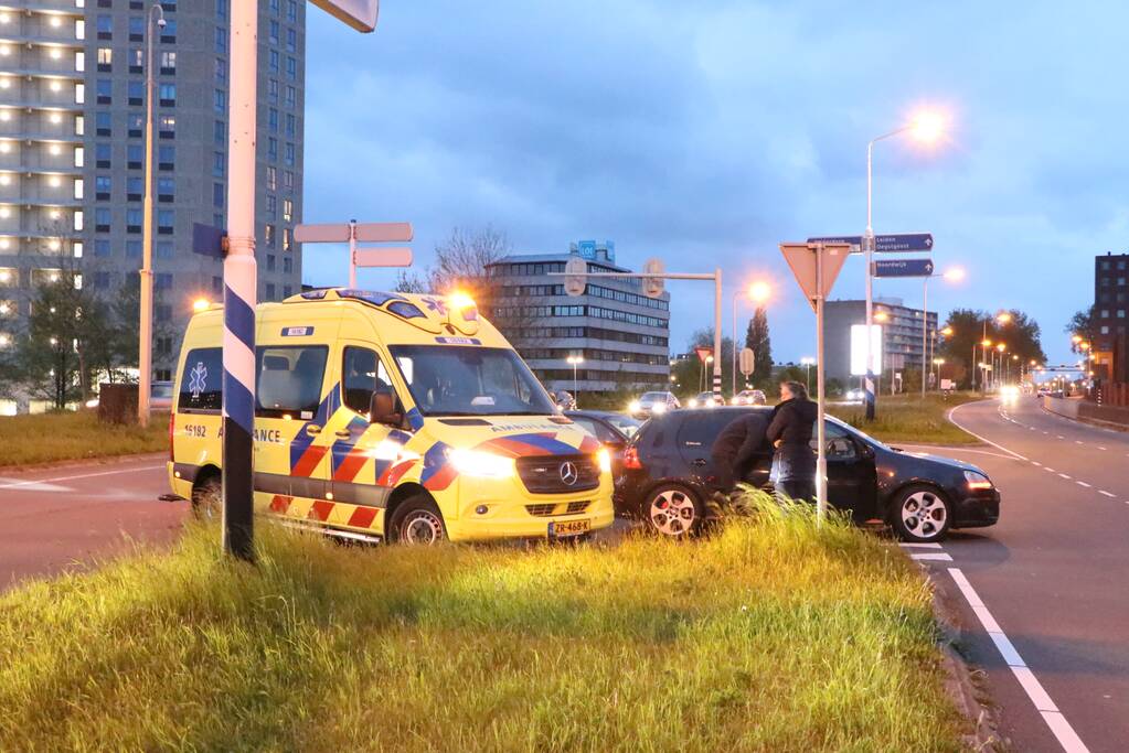 Schade bij ongeval op kruising