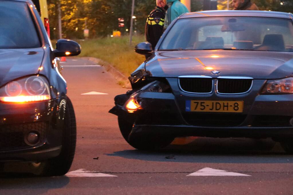 Schade bij ongeval op kruising