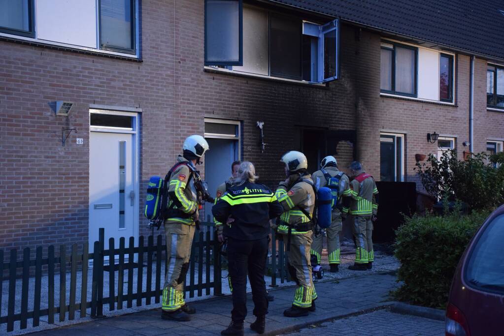 Woning zwaar beschadigd door brand