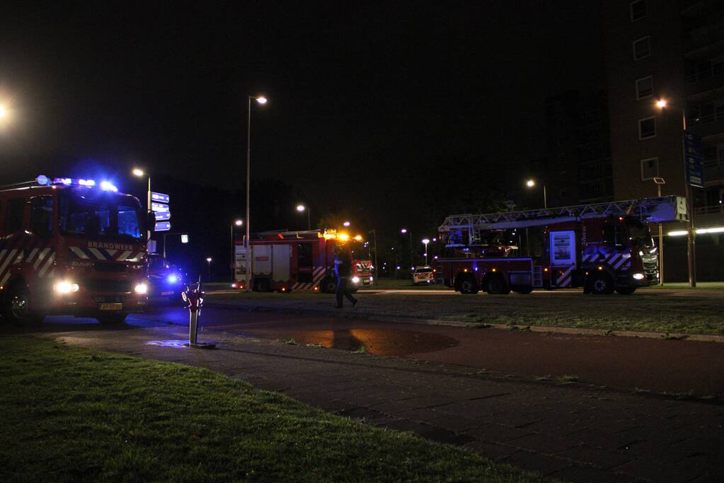 Veel rook bij brand in kelderbox