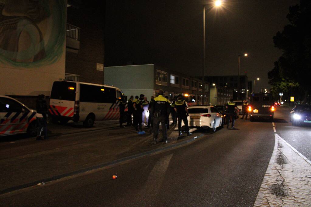 Schoten gelost na ruzie op straat