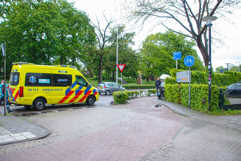 Gewonde bij ongeval tussen scooter en fietser