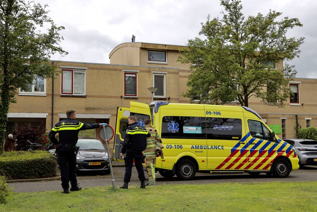 Traumahelikopter voor incident in woning