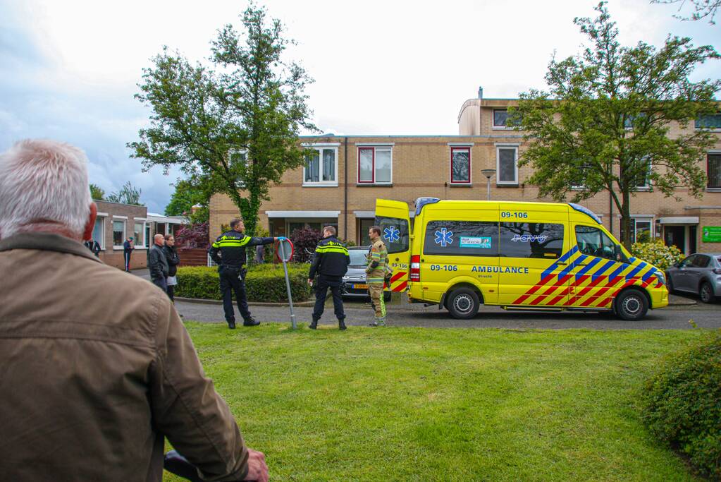 Traumahelikopter voor incident in woning