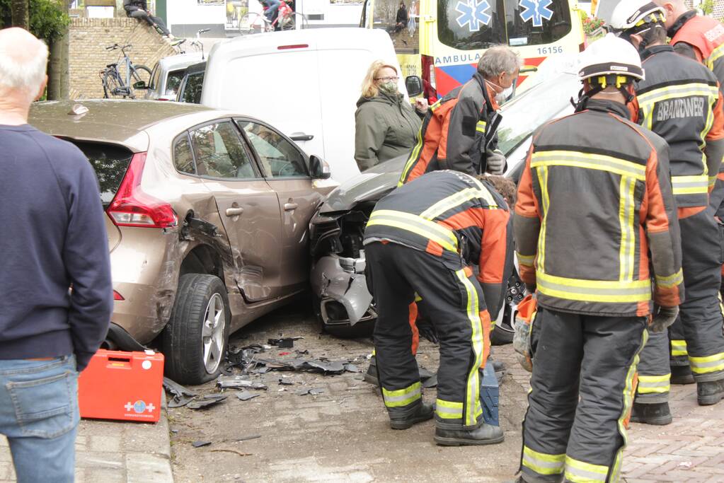 Ravage door ongeval met personenauto