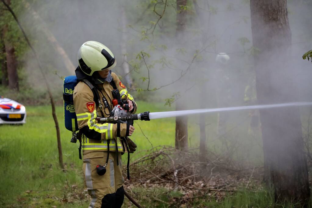 Brand in bunker op militaire vliegbasis