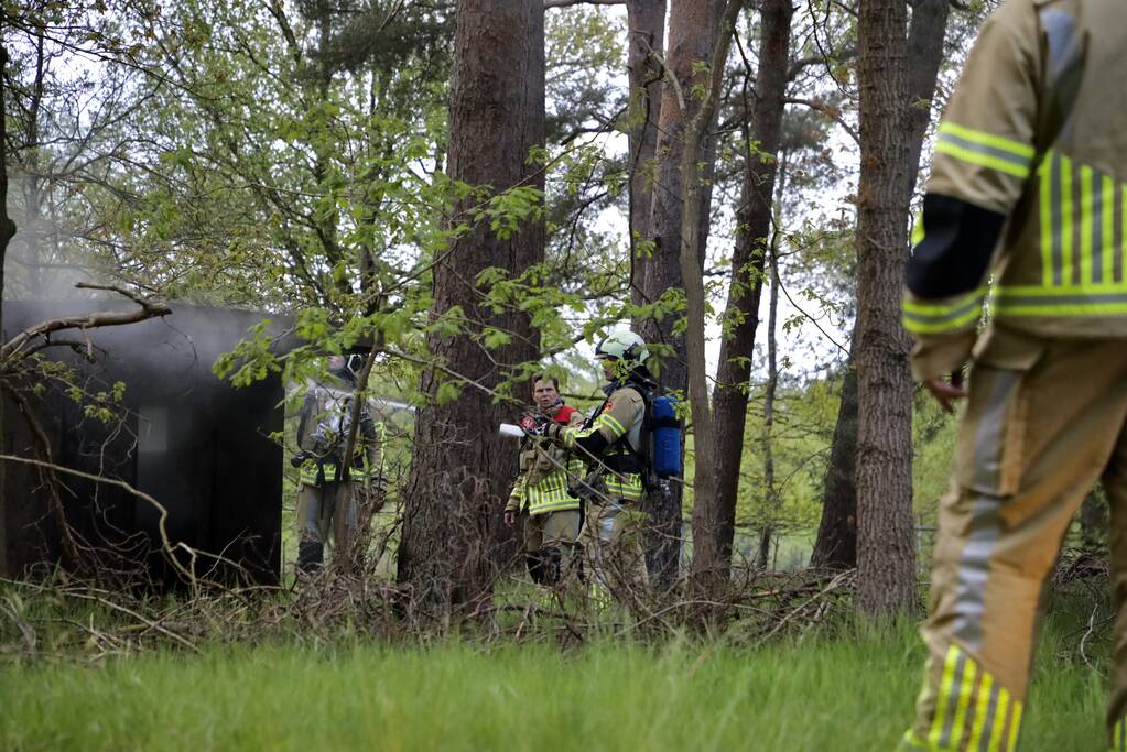 Brand in bunker op militaire vliegbasis