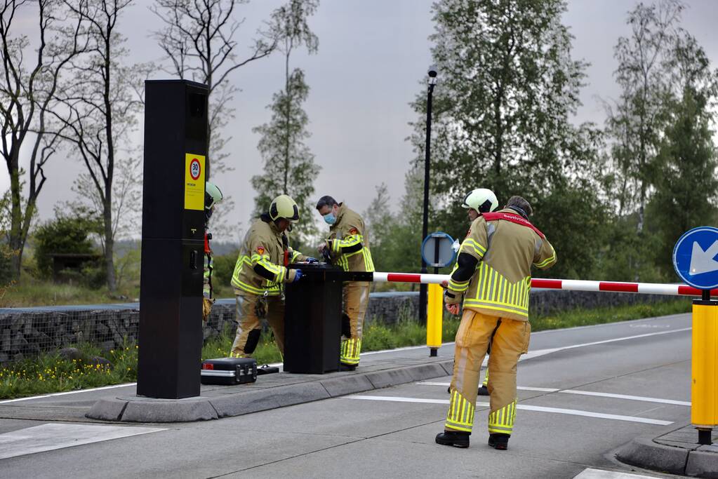 Brand in bunker op militaire vliegbasis