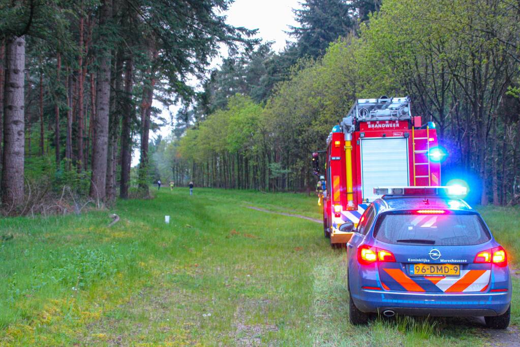 Brand in bunker op militaire vliegbasis