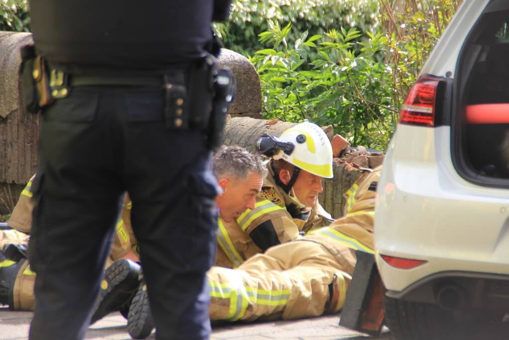 Persoon bekneld na eenzijdig ongeval