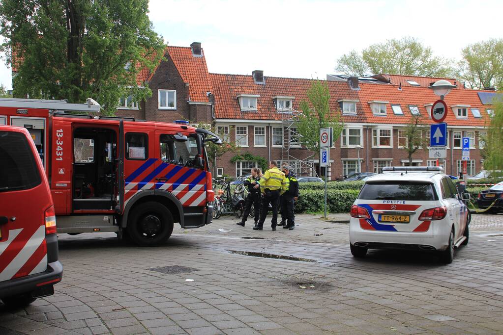 Persoon bekneld na eenzijdig ongeval