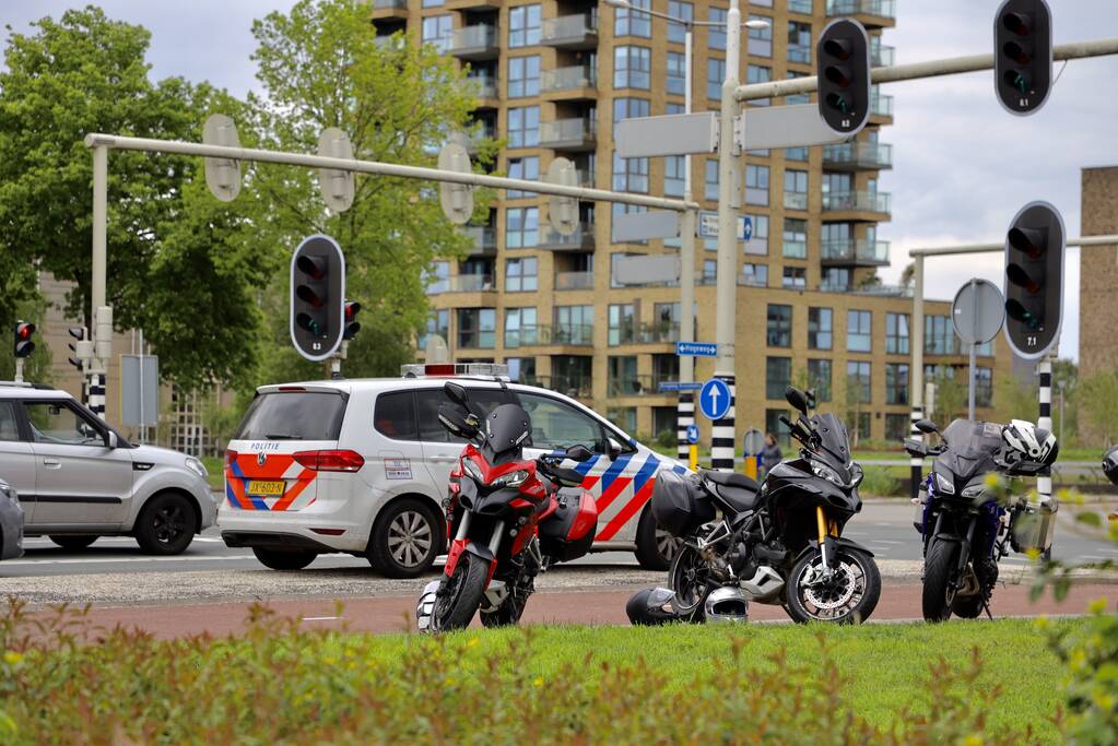 Motorrijder gewond na ongeval