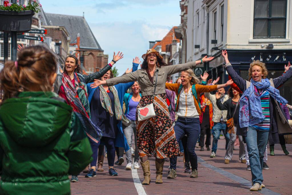 Stad verrast met flashmob