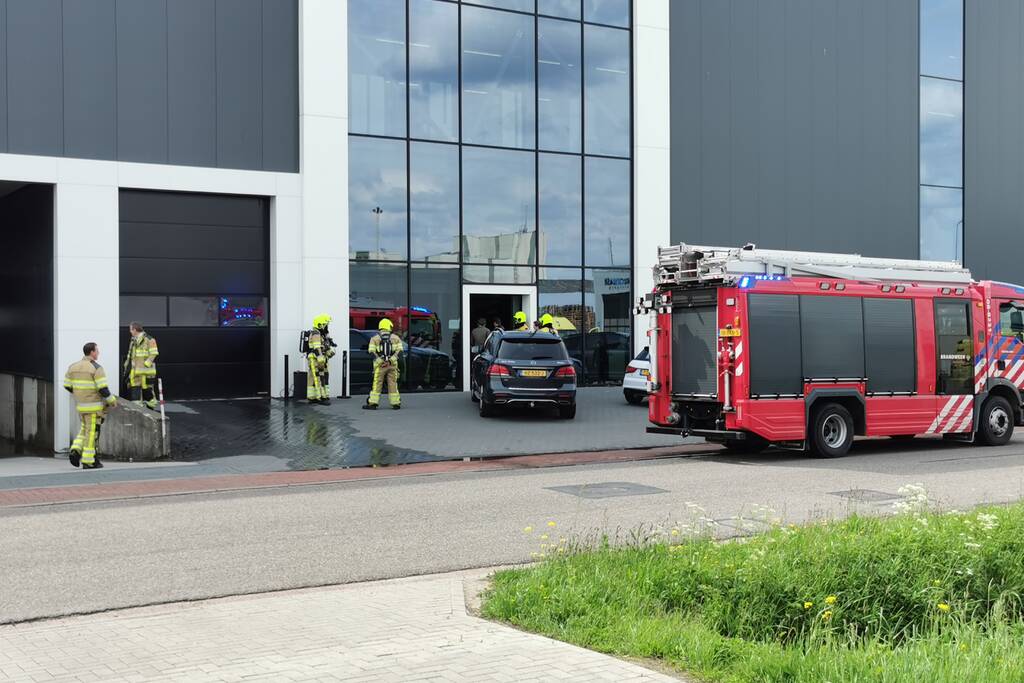 Pand stroomt leeg met water na brandmelding