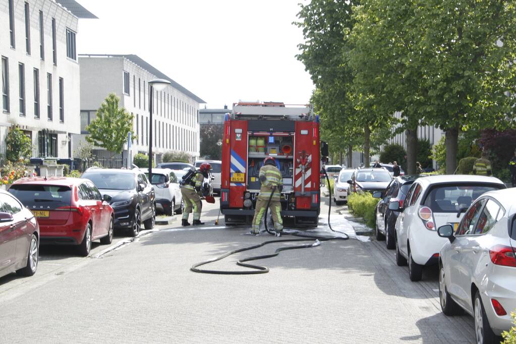 Brand in woning snel onder controle