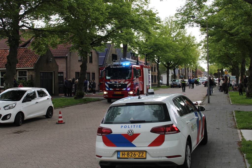 Flinke brand in schuur van woning