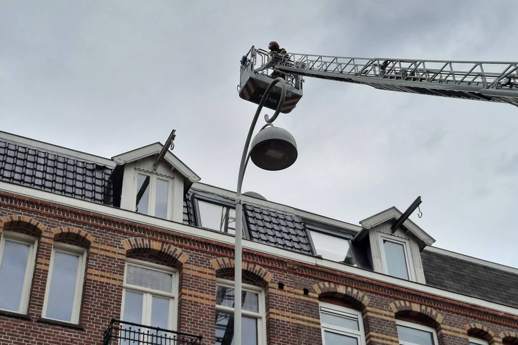 Onderzoek naar mogelijke brand in winkel