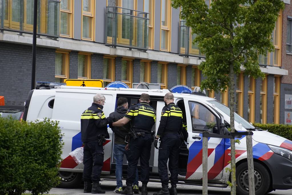 Politie houdt verdachte van bedreiging aan