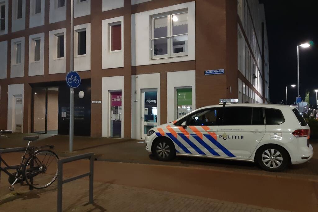 Inzet hulpdiensten door lek stadsverwarming