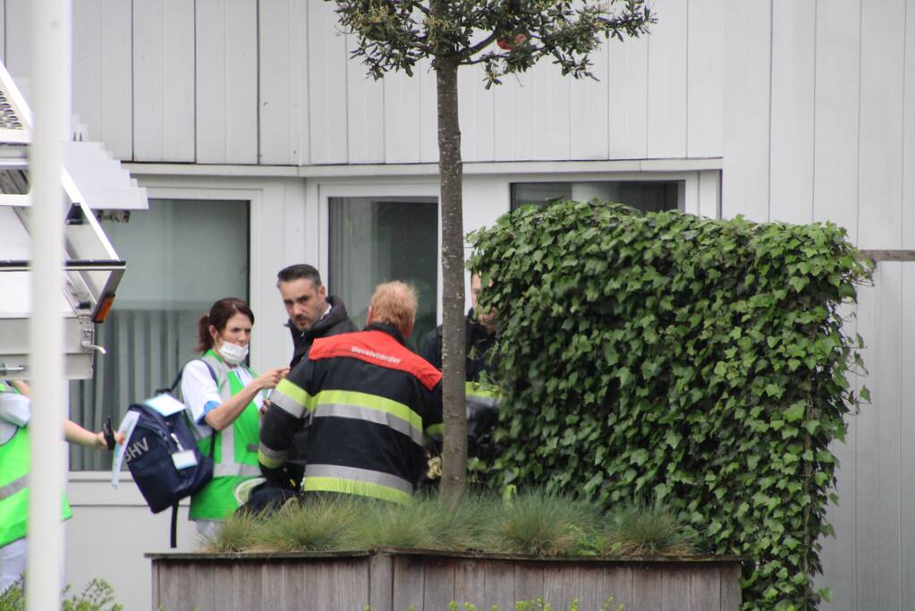 Brand in plafond ziekenhuis