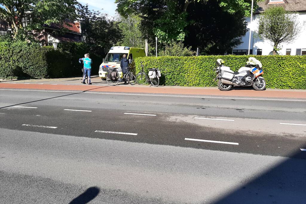 Vrouw gewond door botsing met maaltijdbezorger