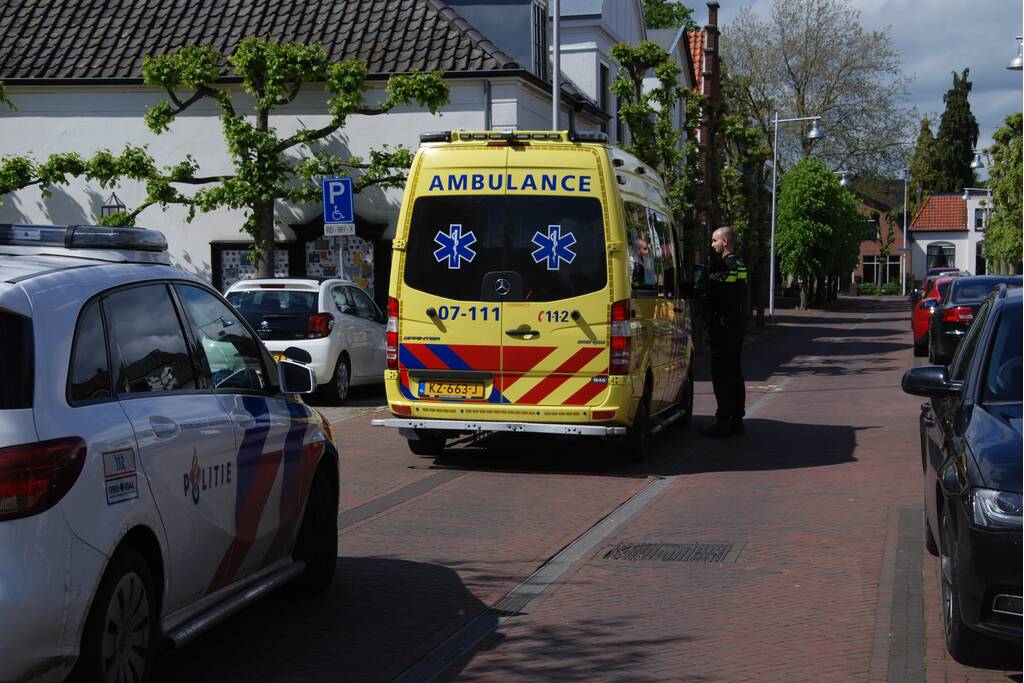 Scooterrijder gewond bij botsing met auto