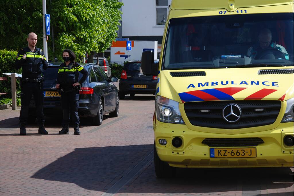 Scooterrijder gewond bij botsing met auto