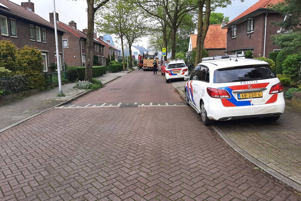 Uitslaande brand in garage van woning