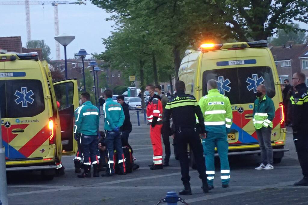 Traumahelikopter voor incident in woning