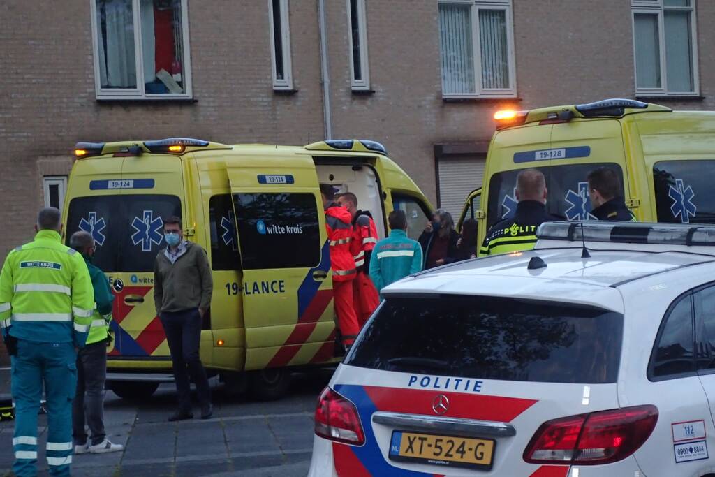 Traumahelikopter voor incident in woning