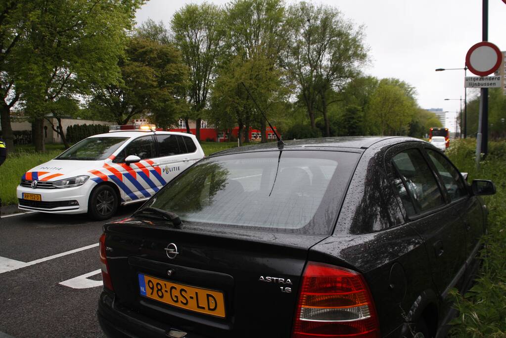 Ongeval op busbaan
