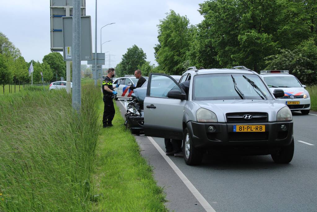 Veel schade bij kop-staart botsing
