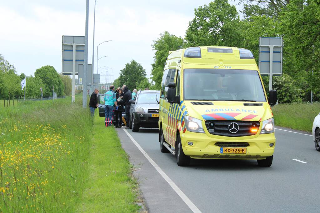 Veel schade bij kop-staart botsing