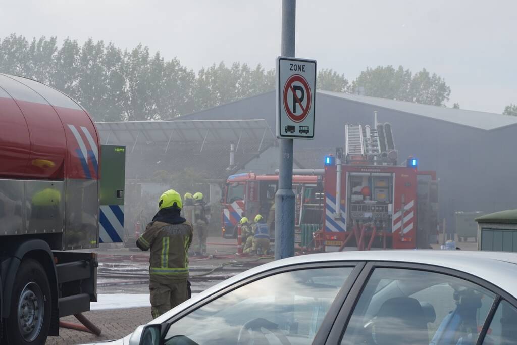 Boot in loods vat vlam