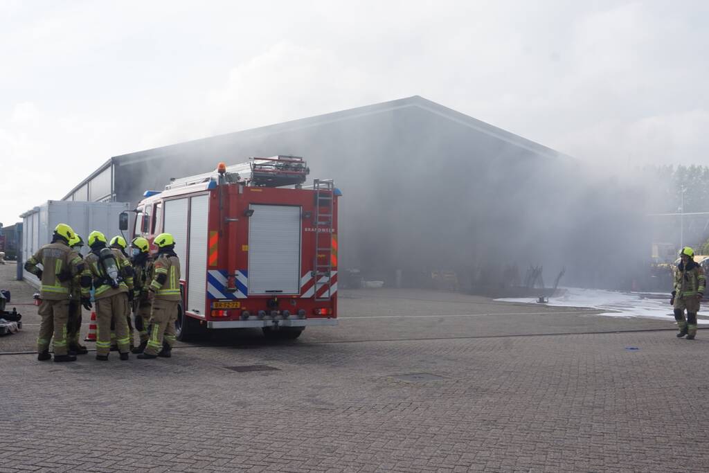 Boot in loods vat vlam