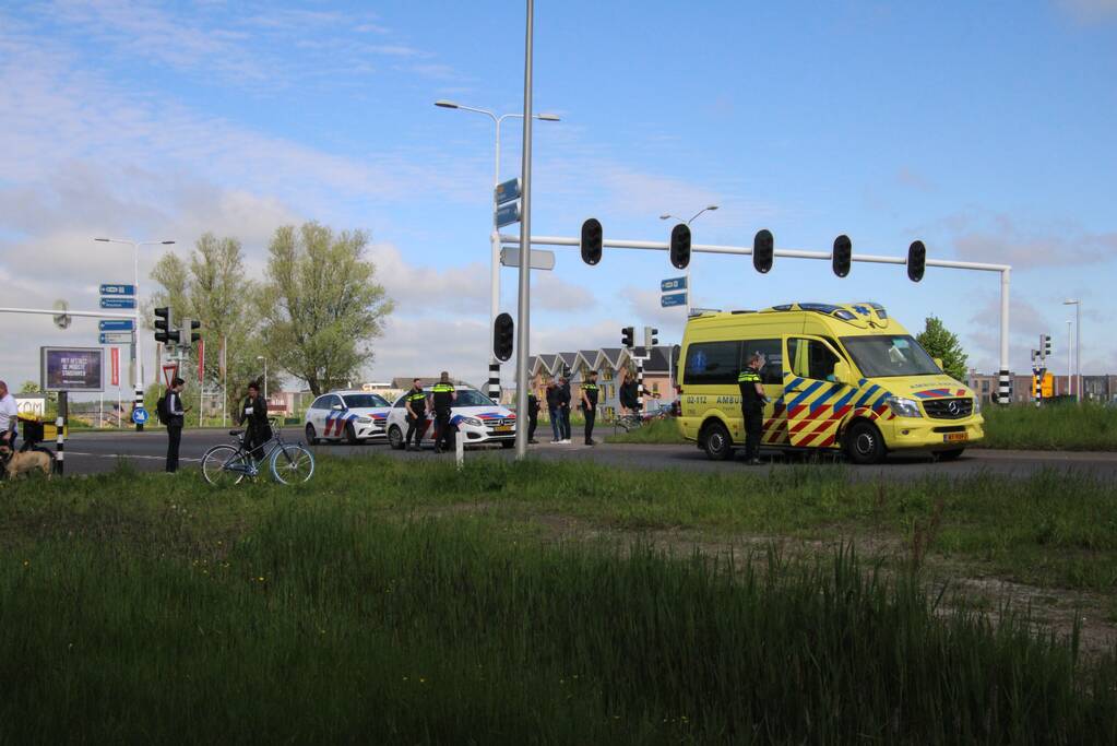 Fietser gewond bij ongeval